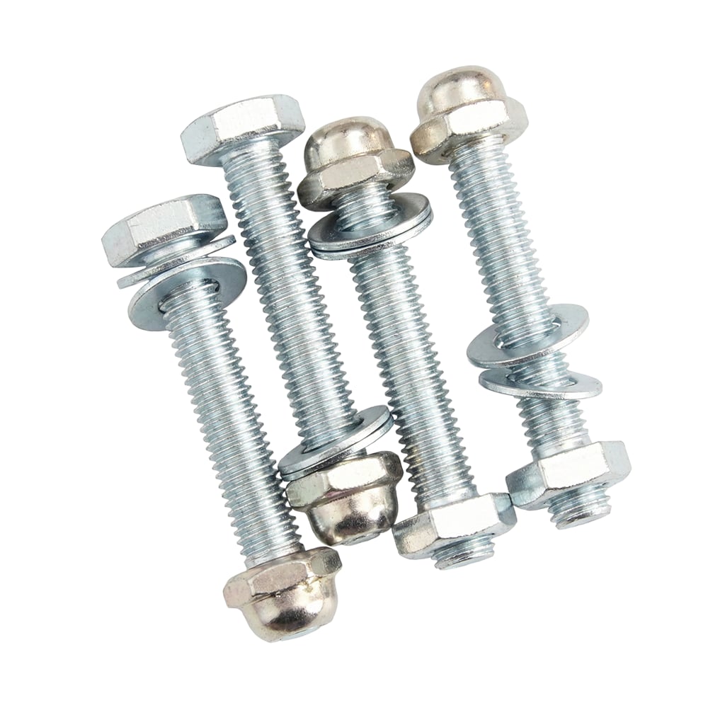 Saflyfun Carriage Bolt for Pro Gym Bar, showing a close-up of the sturdy steel bolt used for secure gym equipment assembly.