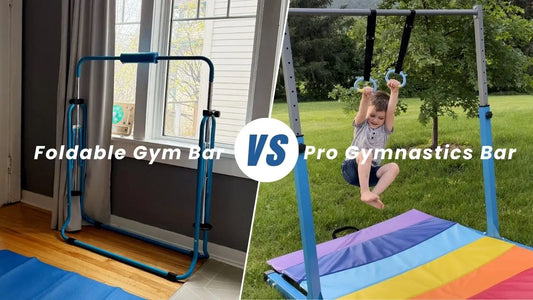 Foldable gymnastics bar vs. Pro Kids Gymnastics Bars