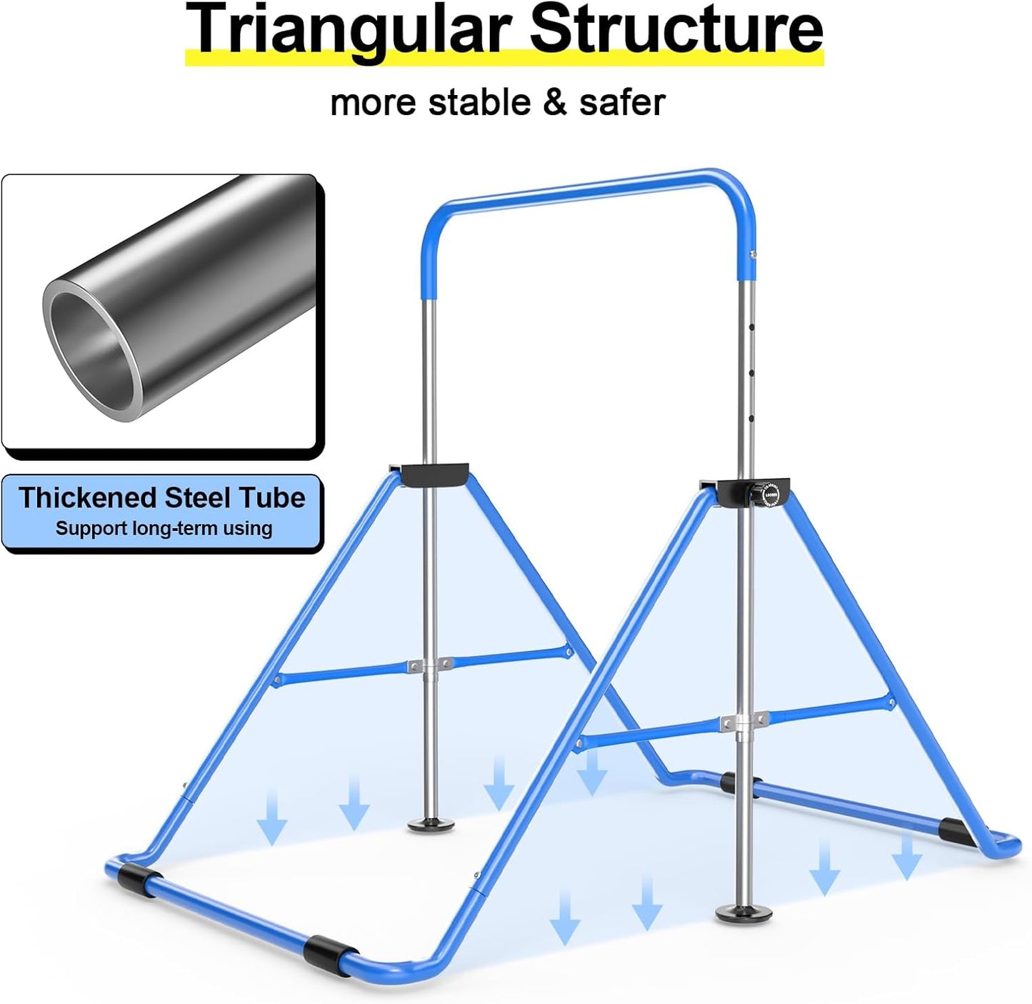 Height Adjustable Junior Training Bar for Home