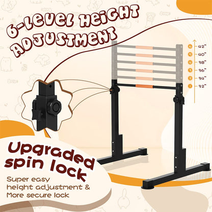 Horizontal Bar Gymnastics Adjustable Mini Kip Bar for Kids