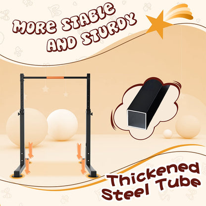 Horizontal Bar Gymnastics Adjustable Mini Kip Bar for Kids