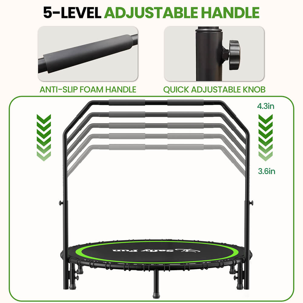 Fitness Mini Trampoline Bungee Rebounder