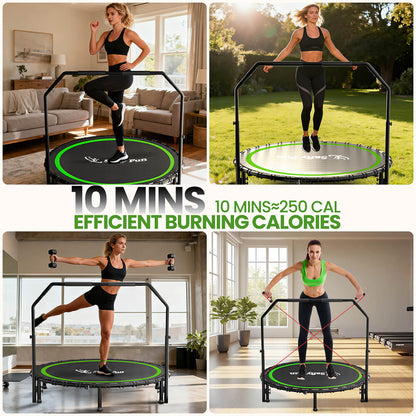 Fitness Mini Trampoline Bungee Rebounder