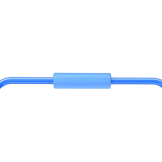 gymnastics balance bar pad blue