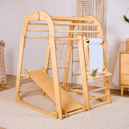 Indoor Playground for Children - 7in1 Playground + Swings Set + Slide Board + Art Set
