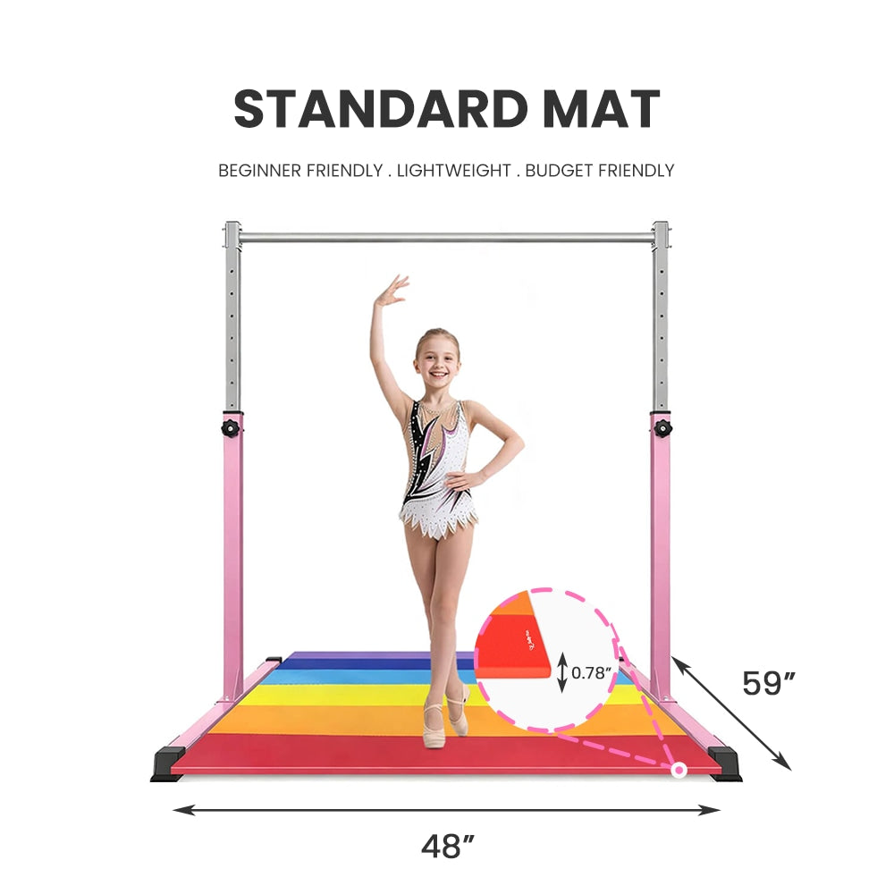 Pro Kids Gymnastics Bar Adjustable Height
