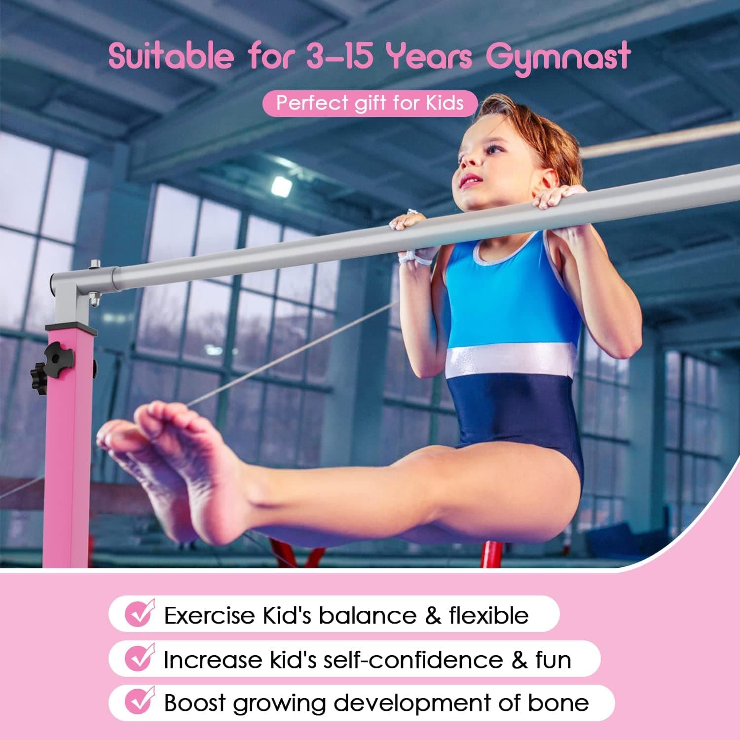 kids gymnastics bar