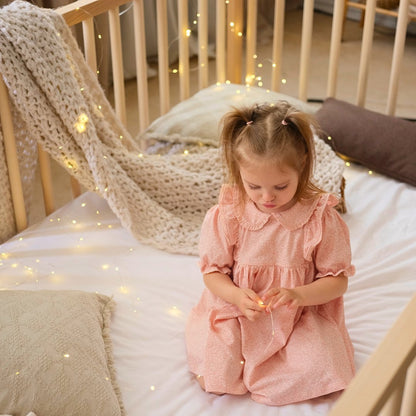 Montessori Floor Bed Frame for Toddlers with Fence