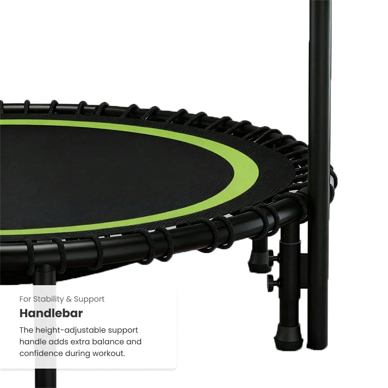 rebounder trampolines support handle bar