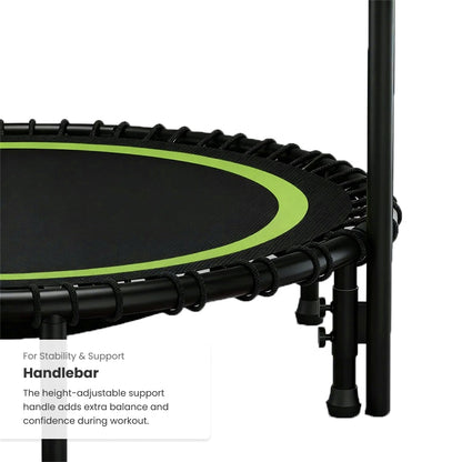 rebounder trampolines support handle bar